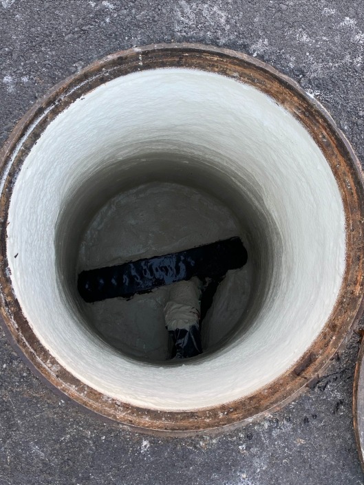 rehabilitated manhole